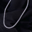 Drop Solitaire Silver Cubic Zirconia Chain Necklace For Women Bulk