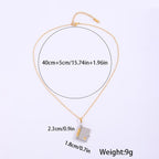 Book Silver Gold Anti Tarnish Necklace Pendant Chain For Women Bulk