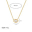 Simple Solitaire CZ 18K Gold Anti Tarnish Y Necklace Chain Bulk