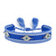 Evil Eye Gold Silver Multicolor Thread Cotton Adjustable Bracelet Bulk