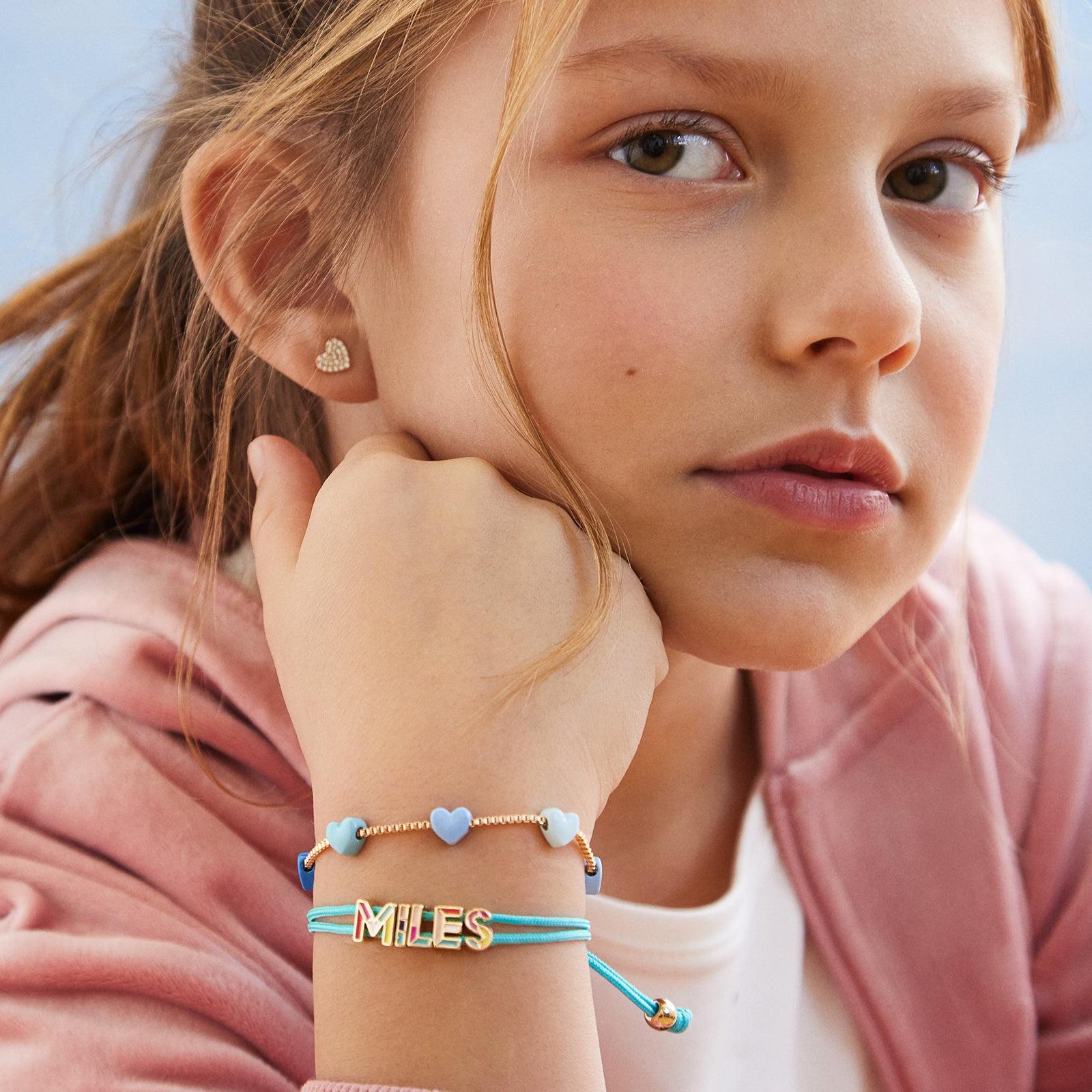 Heart Love 18K Gold Anti Tarnish Adjustable Bracelet For Women Bulk