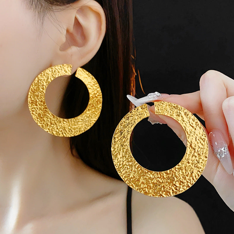Flower Enamel 18K Gold White Anti Tarnish Stud Earring For Women Bulk