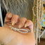 Twisted Knot 18K Gold Silver Cubic Zirconia Kada Bracelet Women Bulk