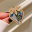 Multi Color Designer Strawberry Gold Abalone Shell Copper Brooch Bulk