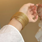 Designer Multi Strand Mesh Chain Gold Silver Adjustable Bracelet Bulk