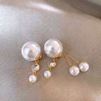 Pearl CZ 18K Gold White Anti Tarnish Stud Drop Earring Bulk