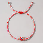Multi Color Evil Eye Sqaure  Beads Bracelet Wrist Wear For Women Bulk