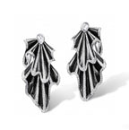 Studded Silver Maroon Red Cubic Zirconia Dangler Earring Women Bulk