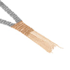Luxury Dual Tone Tassel Gold Silver Plated Necklace For Women Bulk