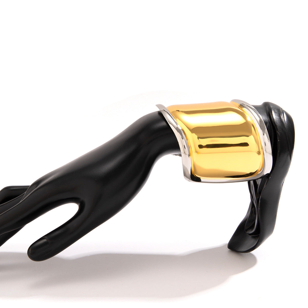 Glossy Wave Gold Silver Plated Anti Tarnish Cuff Kada Bracelet Bulk