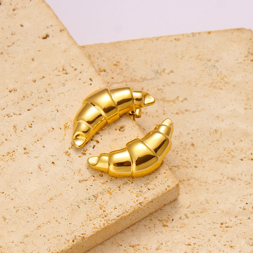 Conch Shell 18K Gold Stainless Steel Anti Tarnish Dangler Earring Bulk Main image