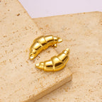 Conch Shell 18K Gold Stainless Steel Anti Tarnish Dangler Earring Bulk