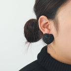 Heart Red Black Gold Silver Rhinestone Crystal Stud Earring Women Bulk