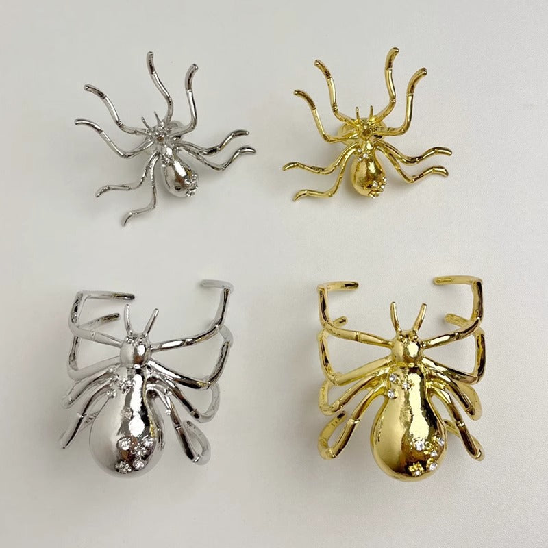 Designer Spider Gold Silver Plated Plain Alloy Bracelet For Women Bulk