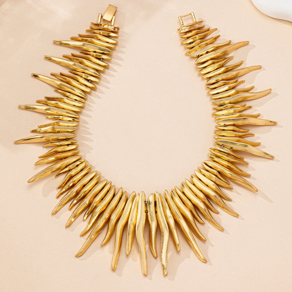 Pointy Gold Silver Anti Tarnish Versatile Necklace For Women Bulk Main image