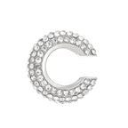 Studded Gold CZ Anti Tarnish Air Cuff Stud Earring Pack Of 2 Bulk