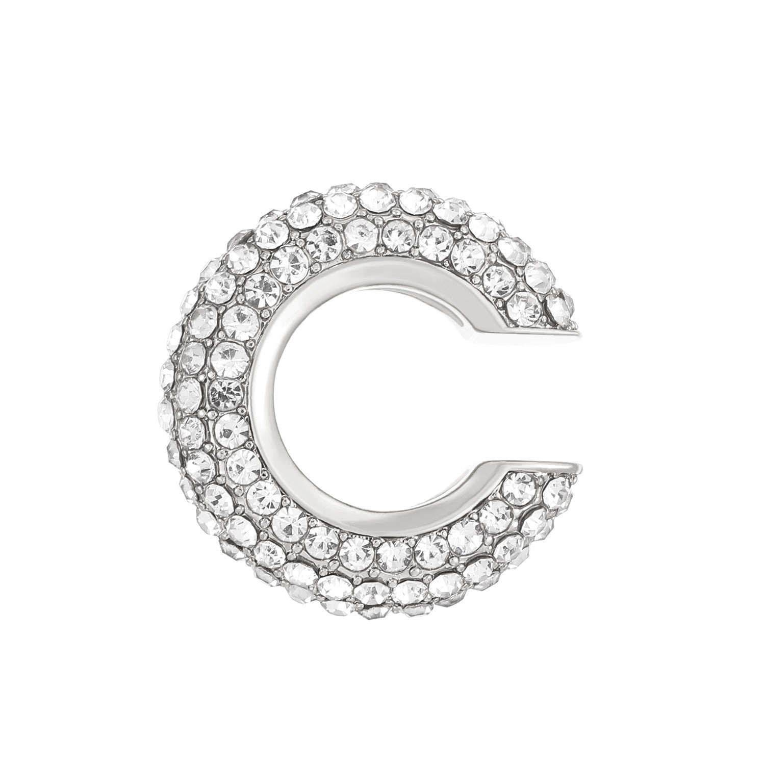 Studded Gold CZ Anti Tarnish Air Cuff Stud Earring Pack Of 2 Bulk