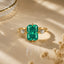 Designer Cushion Cut Gold Silver CZ Copper Cocktail Adjustable Ring