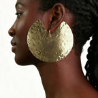 Modern Floral Art Gold Plated Plain Alloy Drop Earrings For Women Bulk