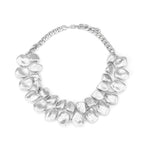 Designer Dual Tone Layered Gold Silver Plated Necklace For Women Bulk