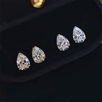 Gold Silver Pearl Drop Cubic Zirconia Copper Drop Earrings For Women Bulk
