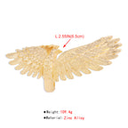 Eagle Long Feather 18K Gold Anti Tarnish Cuff Kada Bracelet Bulk