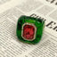Designer Multi Color Enamel Gold Plated Square Cocktail Ring Bulk