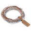 Triple Layer Multicolor Beads Adjustable Layer Stackable Bracelet Bulk