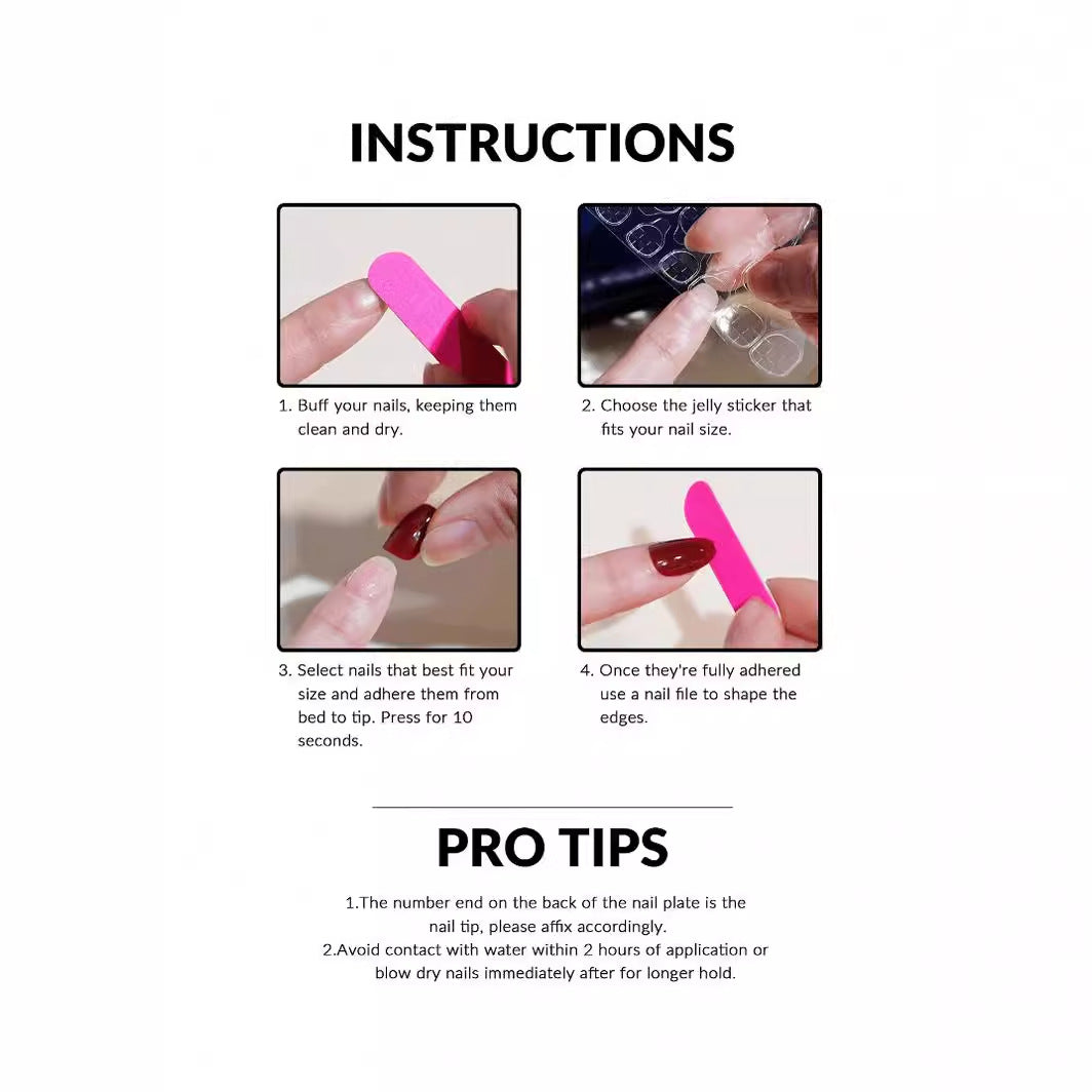 Multi Finger Nail Pack Of 10 + Extra 14 For Women Bulk