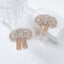 Bow 18K Gold Rhinestone Dangler Earring For Women Bulk