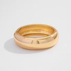 Simple Round 18K Gold Openable Cuff Kada Bracelet For Women Bulk