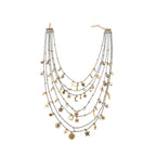 18K Gold Multi-Layer Various Tiny Charm Necklace For Women Bulk