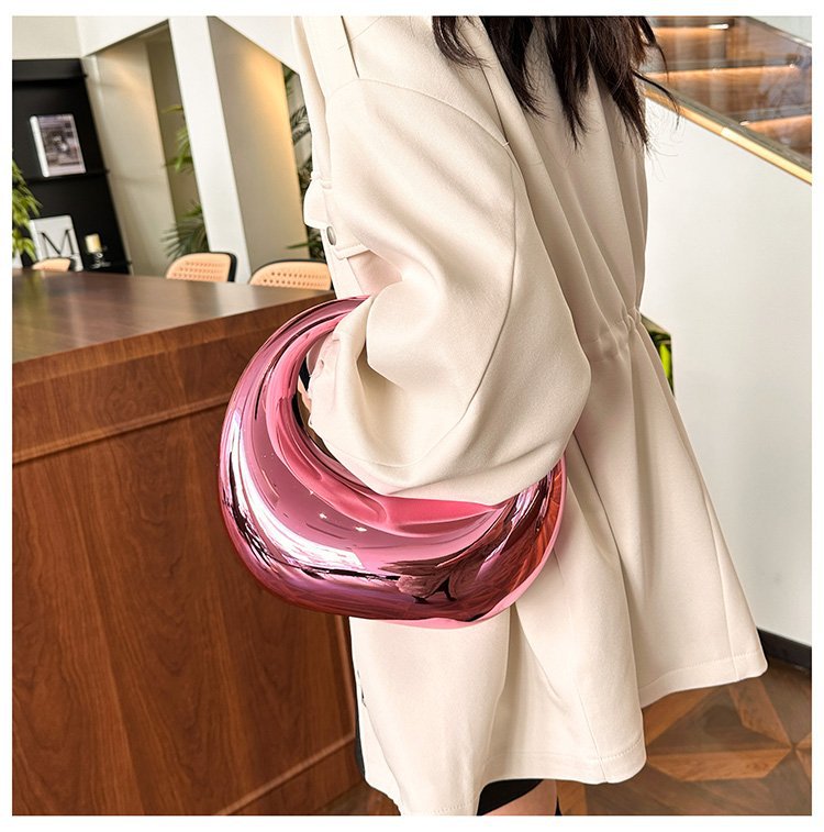 Oval Glossy Acrylic Blue Silver Gold Black Pick Colorful Hand Bag Bulk