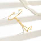 Minimalist Geometric Gold Plated Copper Hand Harness Bracelet Wholesale