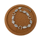 Bulk Evil Eye & Hand Charm Gold Silver CZ Anti Tarnish Copper Bracelet