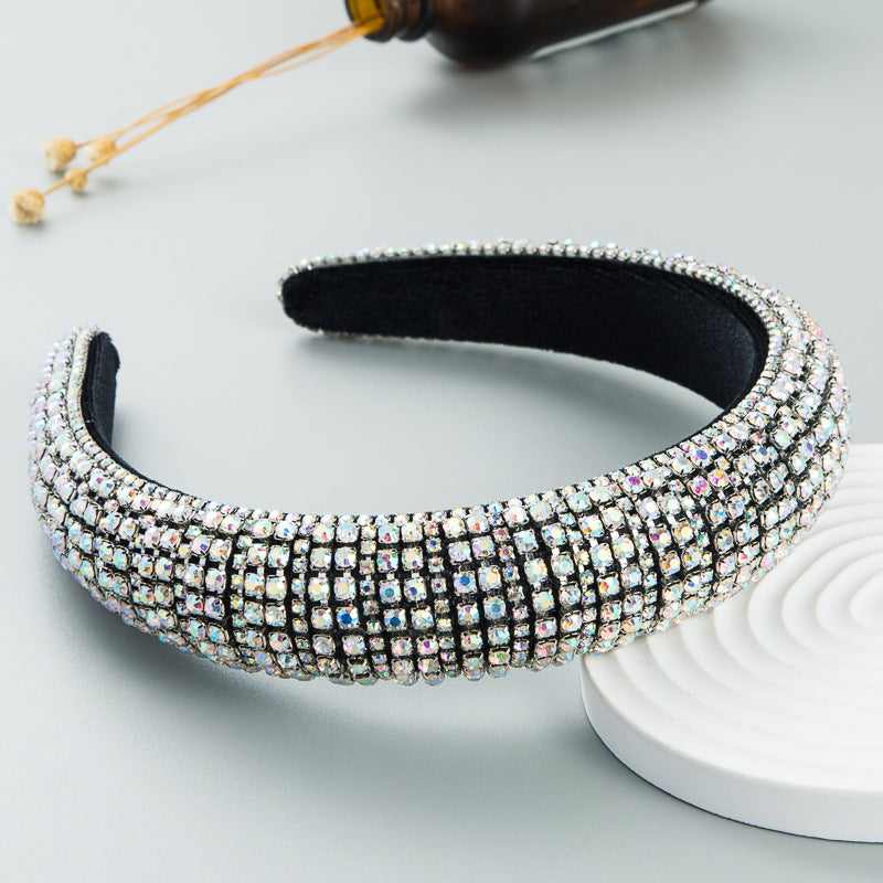 Gold Silver Multi Gemstone Rhinestone Hair Band Hair Accessories Bulk