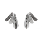 Luxury Two-Tone Teardrop Gold Silver Rhinestone Drop Earrings Women Bulk