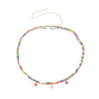 Flower Beaded Colorful Double-Layer Beach Handmade Waist Chain Bulk