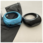 Oval Glossy Acrylic Blue Silver Gold Black Pick Colorful Hand Bag Bulk