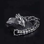 Dragon Head 18K Gold Silver Bracelet For Men Bulk
