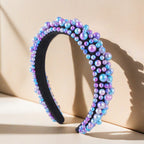 Multi Color Pearl Purple Blue Hair Band Hair Accessories Kids Bulk