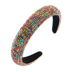 Gold Silver Multi Gemstone Rhinestone Hair Band Hair Accessories Bulk