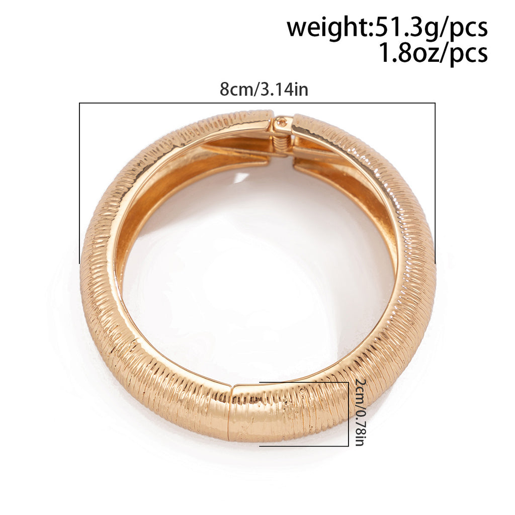 Bulk Gold Silver Round Gold Silver Plated Plain Alloy Cuff & Kada