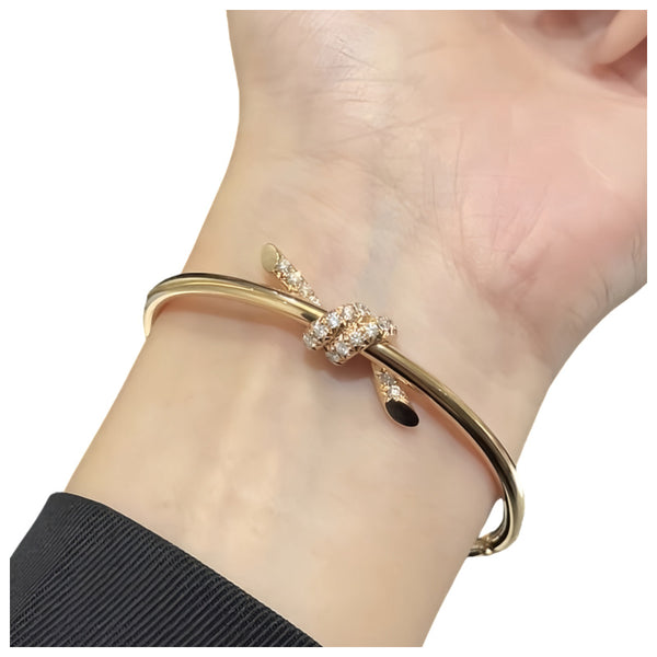 Designer Floral Dual Tone Gold Silver Plated CZ Copper Cuff & Kada Bulk Secondary image