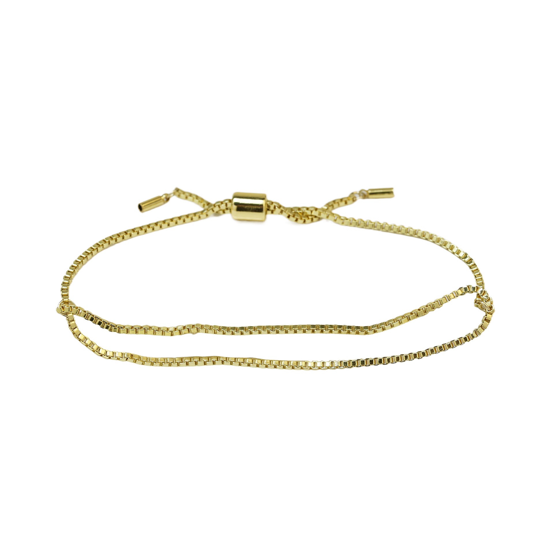Personalized Gold-Plated Name Bracelet Custom Letter Adjustable Bracelet for Women