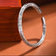 Vintage Wave Engraved Silver Cuff Kada Bracelet For Women Bulk