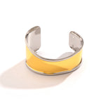 Glossy Wave Gold Silver Plated Anti Tarnish Cuff Kada Bracelet Bulk