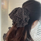 Black White Dots Cloth Hire Band Hair Accessories For Girl Women Bulk