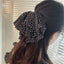 Black White Dots Cloth Hire Band Hair Accessories For Girl Women Bulk