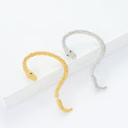 Luxury Serpent Wrap Gold Silver Plated Alloy Ear Cuff Earrings Bulk